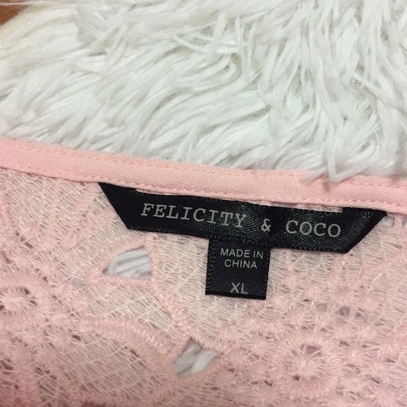 FELICITY & COCO Lace Shift Dress Size XL - Picture 7 of 7